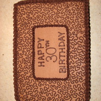 Man's Birthday I like the look of chocolate on chocolate for men's cakes