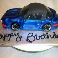 Porsche Cake My first car, made from pictures of their actual car