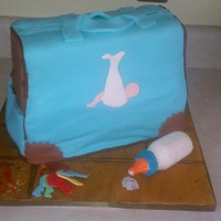 Diaper Bag Cake 