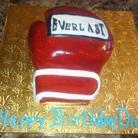 Birthday Cake My son loves boxing so I made him a boxing glove cake.
