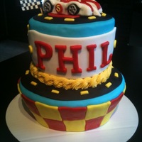 Speed Racer Cake 