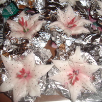 Flowers My first Tiger Lilies for a cake this week!