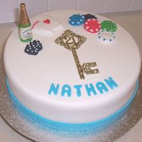 Poker Themed 21St Cake 