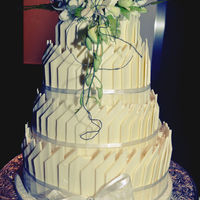 White Chocolate Shards Wedding Cake White Chocolate Shard Wedding Cake