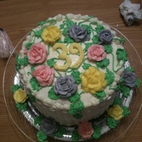 Mom And Dad's Anniversary Cake The first cake I made