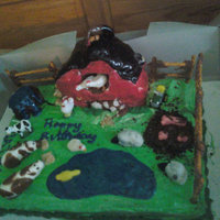 Farm Central This was made for my nephews 2nd birthday; its a farm with animals made out of starburst and gum paste. It was my first real attempt at a...