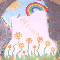 Number One Cake I made this Number One Cake for my daughter's first birthday.