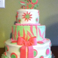 My First Cake...i Could Get Use To This!!! girls Birthday cake