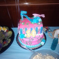 Shoe And Shoebox Cake 