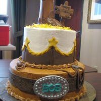 Cowboy Cake all edible cowboy cake!