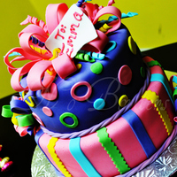 Purple And Pink Cust sent me pics of the cake I made her - she's a great photographer!