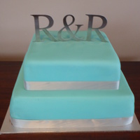 2 Teir Wedding Cake 