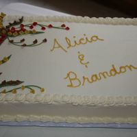 Fall Bride buttercream flowers in fall colors