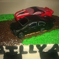 Cars My hubs bday cake