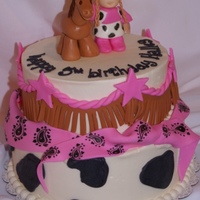 Cowgirl For a little girl's horseback riding party.