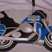 Harley Cake 50th birthday for a man who wanted me to recreate his motorcycle.