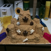 Sand Castle Cake Rebecca's Birthday cake