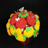 Cupcake Bouquet My first attempt and it even managed to travel over 50 miles!!!! happy days!