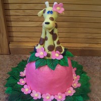 Giraffe Cake Topper Topper I'm making for cake. Sculpted out of modeling chocolate