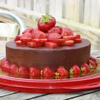 Chocolate Strawberry Cake 