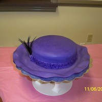 Purple Hat Cake 