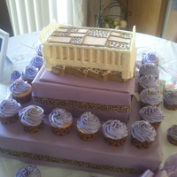 Leopard Crib Bed This was my first attempt at a crib cake, The actual bedding on the cake is identical to the nursery bedding. The bedding is made with...