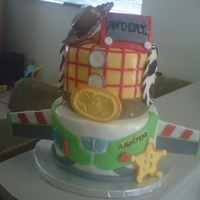 Toy Story Friday night: Can you please make a cake for my 3 year old's birthday on Monday? OMG!