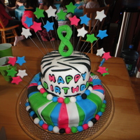 8 Years Olds Birthday Cake 