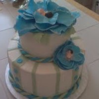 Baby Boy Shower Cake This is not the baby mold I wanted to do but it was the only one I could find on short notice. Still new at this and this is my first baby...