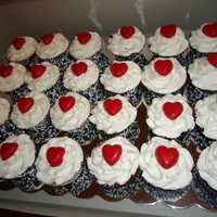 Chocolate And Vanilla Cupcakes cupcakes I made a bridal shower