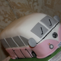 Pink Vw Campervan 