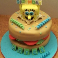 Crabby Patty Cake My first attempt....and 3 cakes later. 8-D Don't think it turned out too badly.