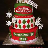 Merry Christmas And A Delicious New Year I've made this cake special for my Christmascards.