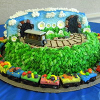 Thomas The Tank Engine - Isaac's 3Rd Birthday Cake. Made this cake for my sons third birthday party. Turned out pretty well, I think ... but definitely has room for improvement.