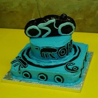 Tron Legacy Inspired Cake 