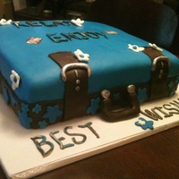 Retirement Cake/suitcase Retirement suitcase cake