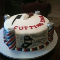 Retirement Barber Cake this was a retirement cake for a barber.