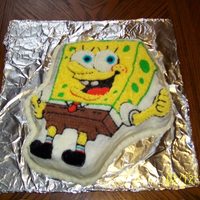 Sponge Bob This is my first shaped pan ever! It was actually easy but I really dont think I will ever follow the directions cuz they are a bit...