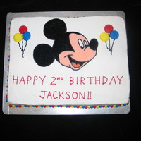 Mickey My son's birthday cake!