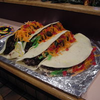 Soft Taco Cake This is one of my first ever cakes. My youngest son wanted a Taco Tico birthday so I made soft taco cakes for his party. They were made...