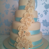 White Chocolate Covered Cake 