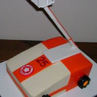 Boom Lift This was for a 25th Anniversary for an employee of an Equipment Rental company. My husband pulled a Duff and had one of his employees weld...