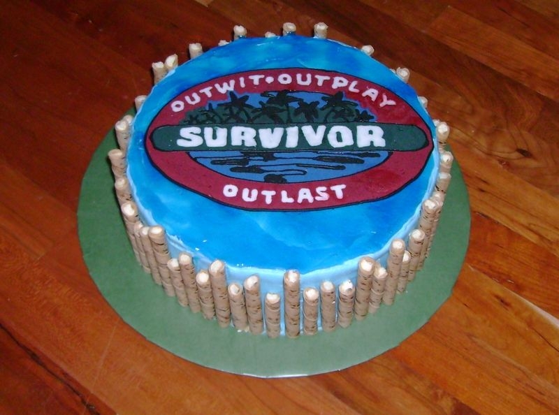 Survivor Party Made this for my niece who had a Survivor themed birthday party. Logo is FBCT, made a colorflow one first...it broke into a million pieces...