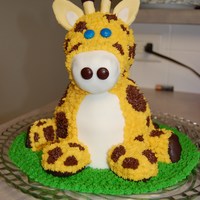 Giraffe Cake I made this for my daughter's birthday, as she really loves giraffes.