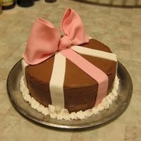 Cake Number 1 This is my first cake. I made it for my mom, dad and my two sisters. My plan for the decoration was a little different than it turned out....