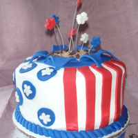 4Th Of July Sanders Fish Fry Cake 
