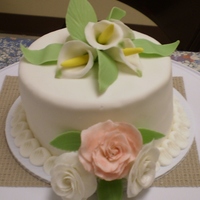 3.30.11 Fondant This is my first Fondant cake.