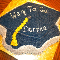 Graduation Cake Using the Graduation Cap pan