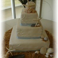 Beach Wedding Cake Beach wedding cake