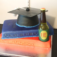 Graduation Cake I did this one for a good friend of mine. I had some of my Industrial Engineering classes with him. He graduated this spring with his IE...